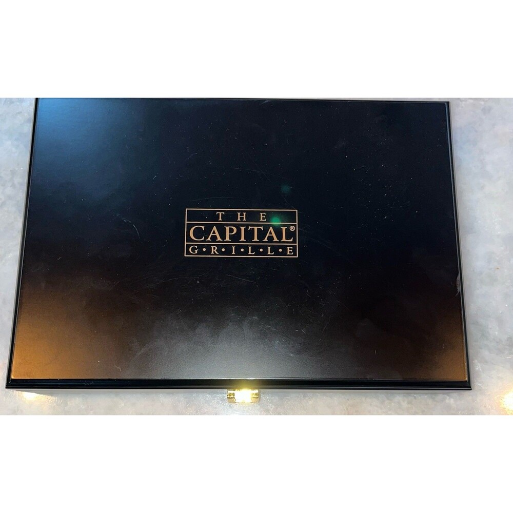 The Capital Grille 4 Piece Stainless Steel Steak Knife Set Gift Box D